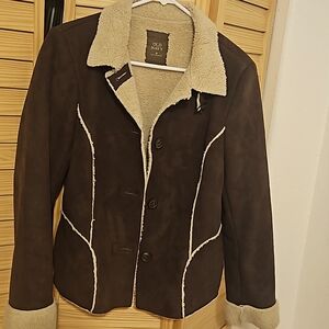Vintage Old Navy Brown Sherpa Jacket